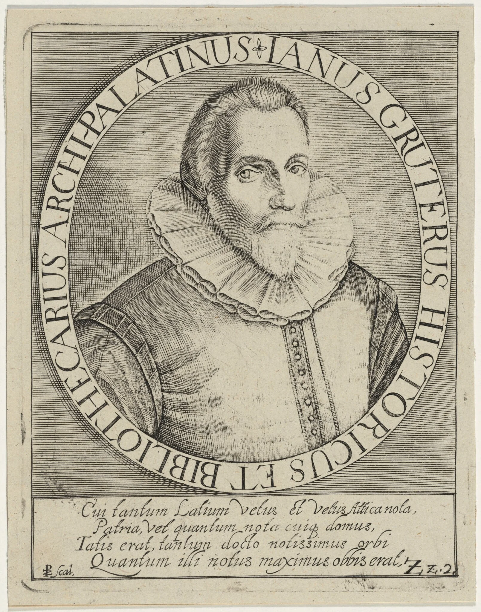 Jan Gruter, Writer, Critic and Scholar, detail