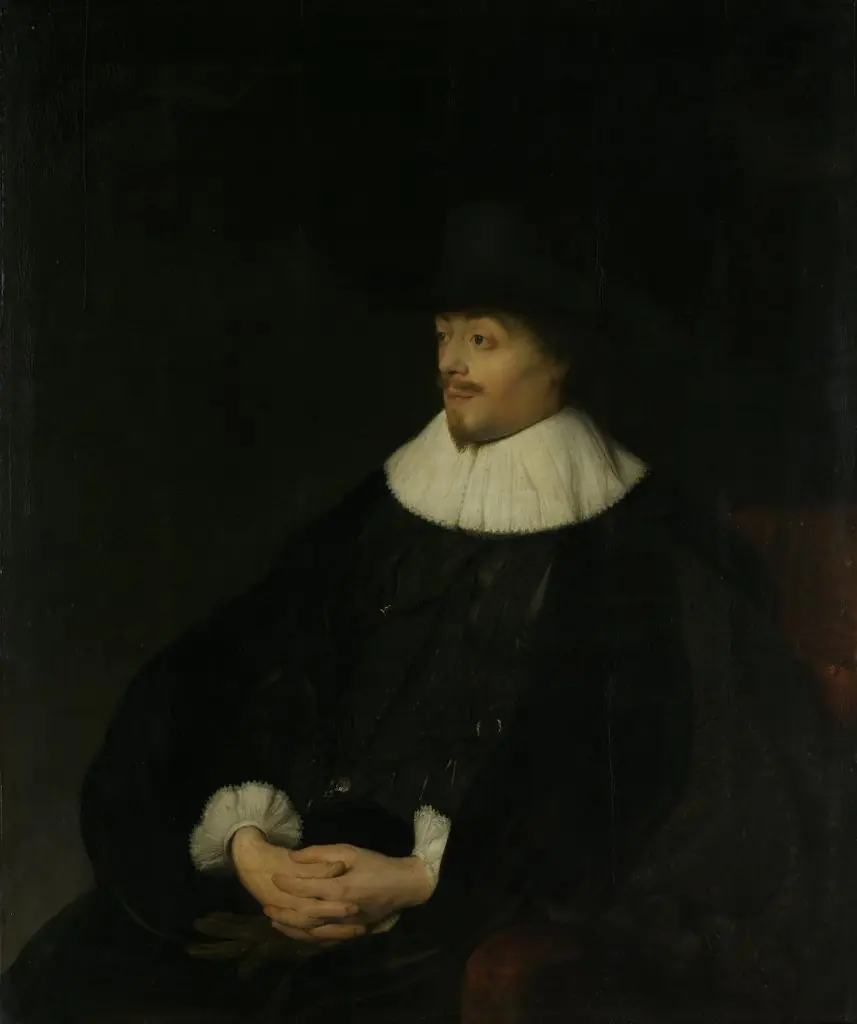 Portrait of Constantijn Huygens, by Jan Lievens, oil, 1628