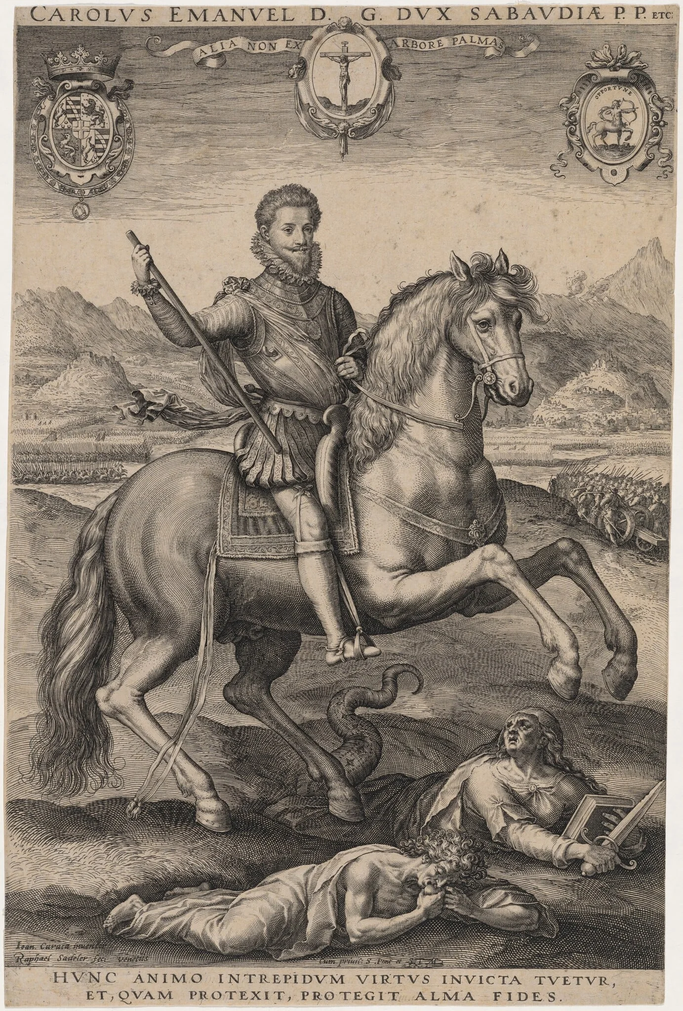 Charles Emmanuel, Prince of Piedmont, detail