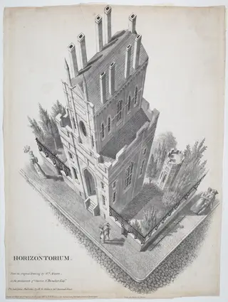 Horizontorium, by John Jesse Barker, ink, 1832