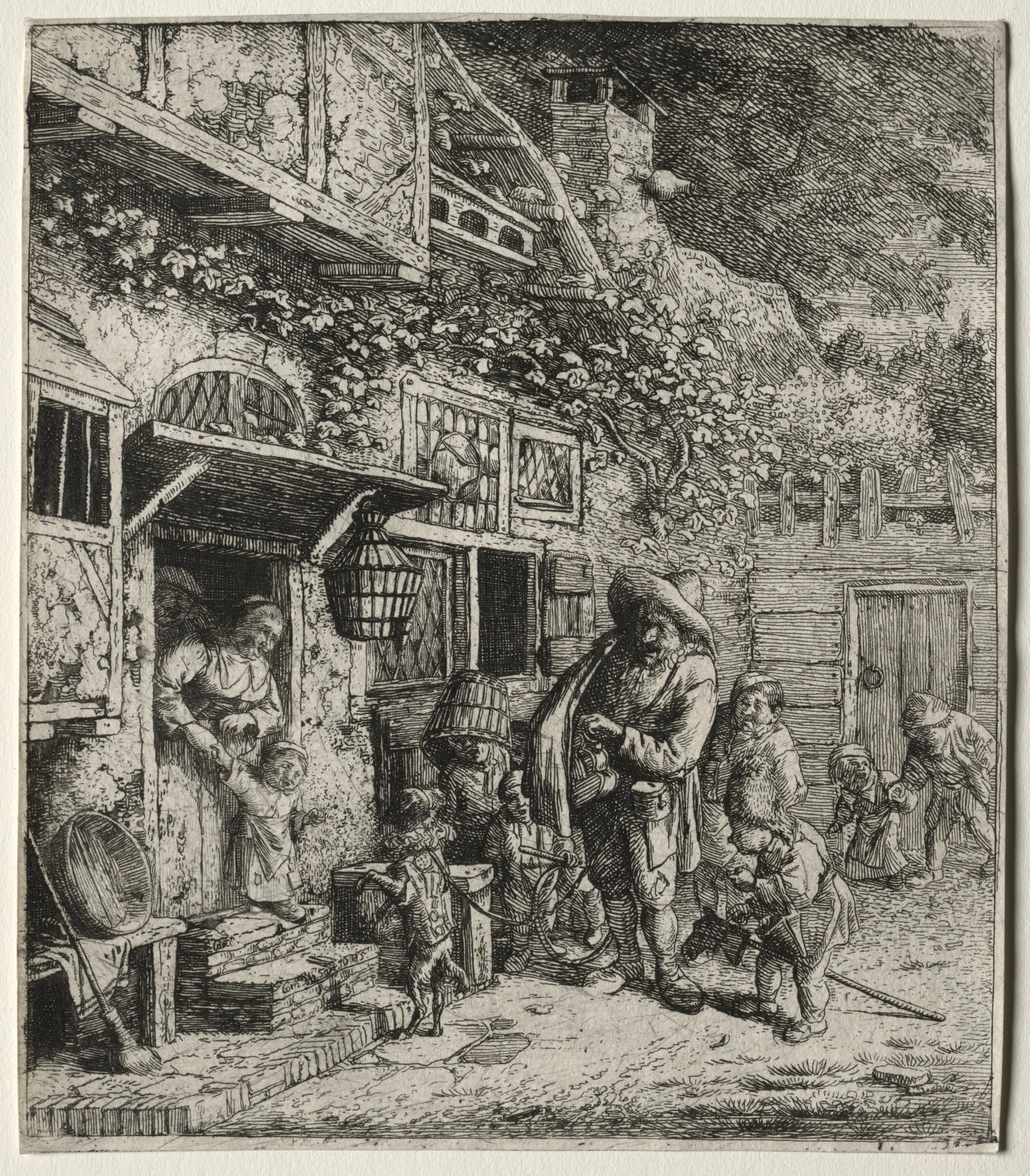 The Dancing Dog, detail