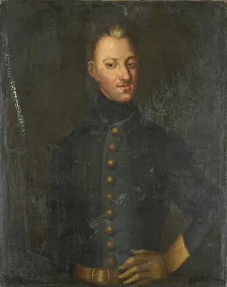 Portrait of Charles XII, King of Sweden, by David von Krafft, oil
