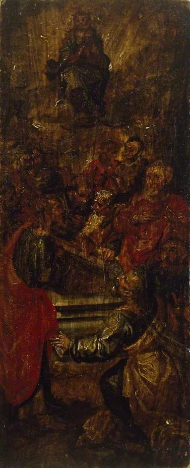 The Assumption of the Virgin, detail