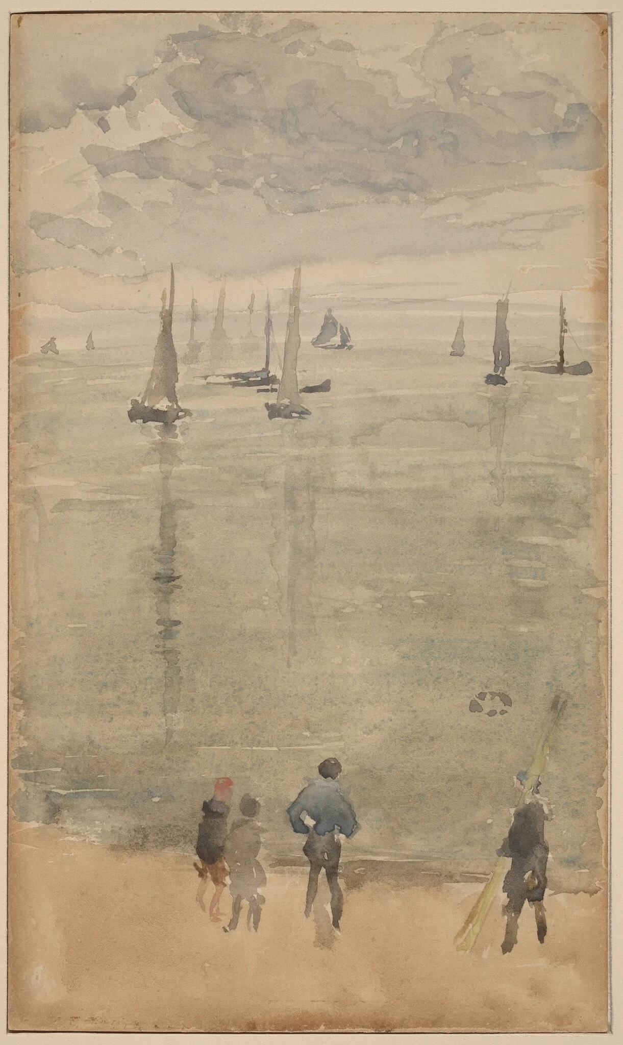 Violet [Note?]...The Return of the Fishing Boats, detail