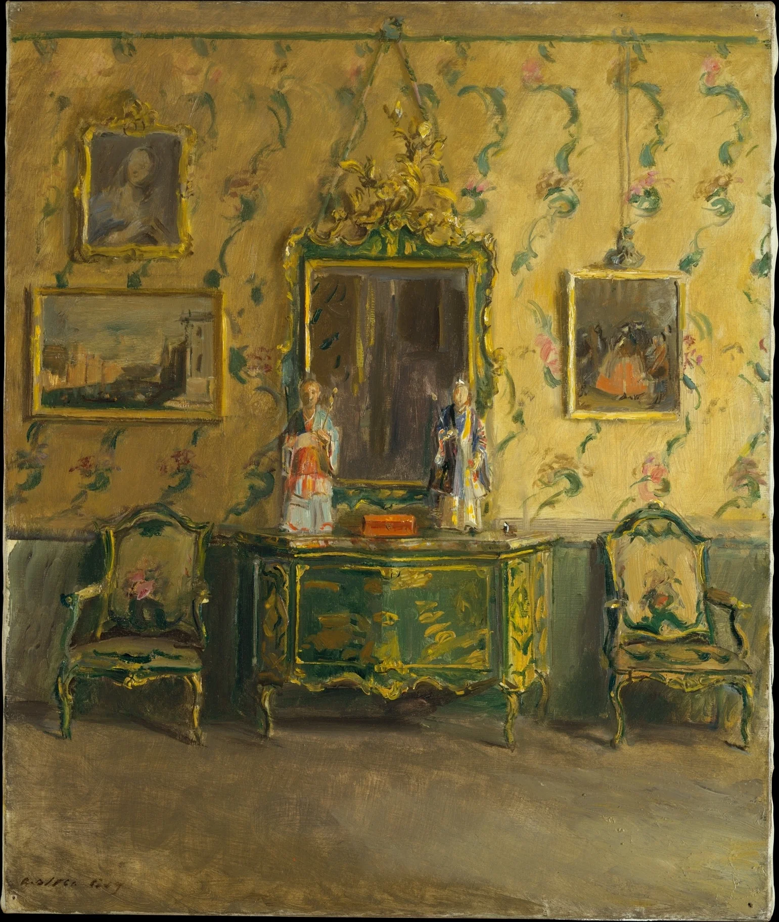 The Green Lacquer Room, Museo Correr, Venice, detail