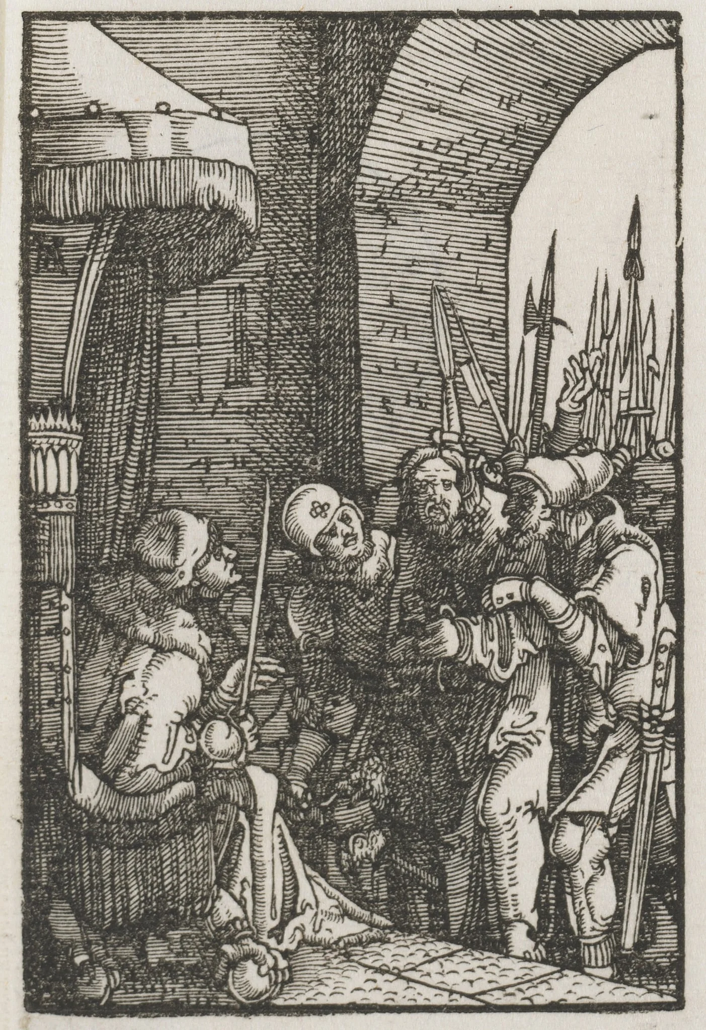 The Fall and Redemption of Man: Christ before Pilate, detail