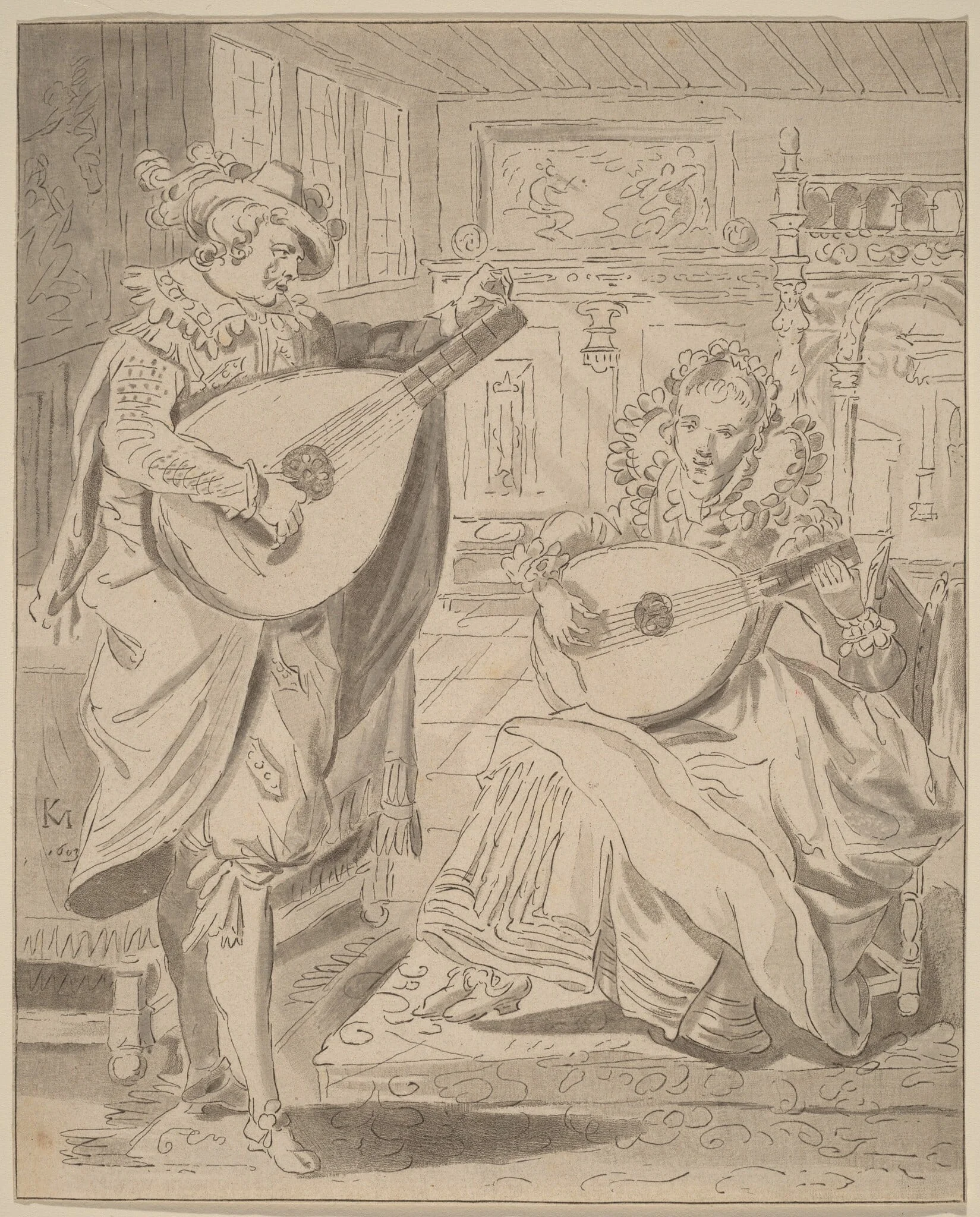 Musical Company, detail