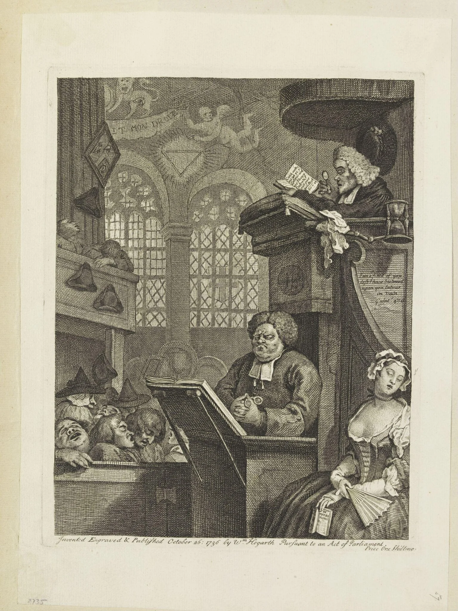 The Sleeping Congregation, detail