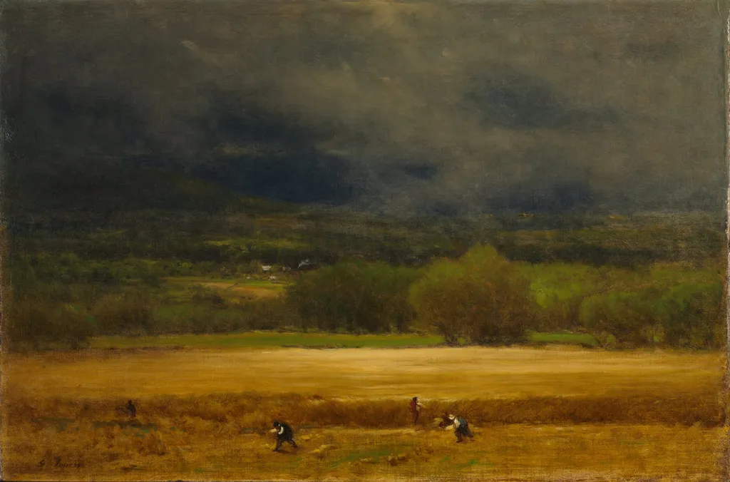 The Wheat Field, by George Inness, unspecified, 1876
