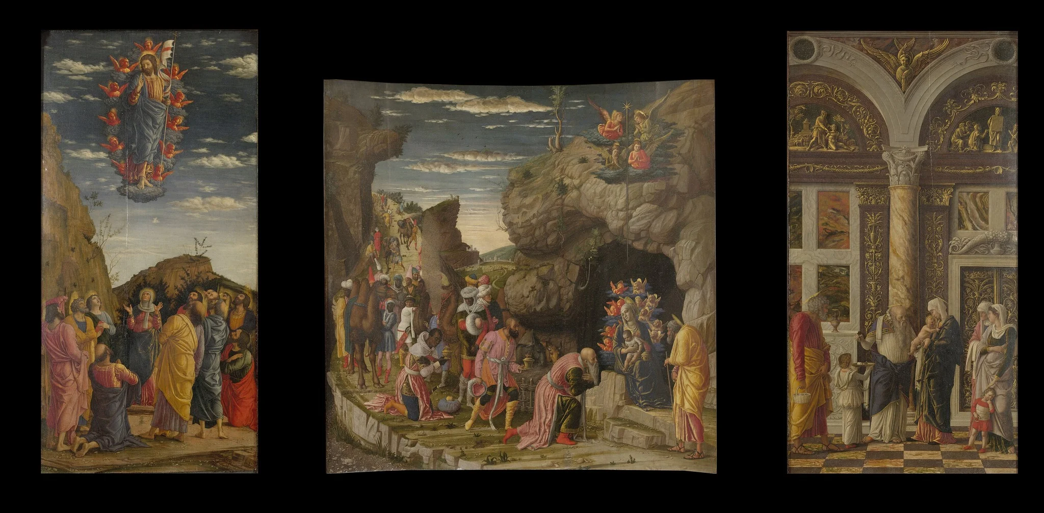 Triptych, detail