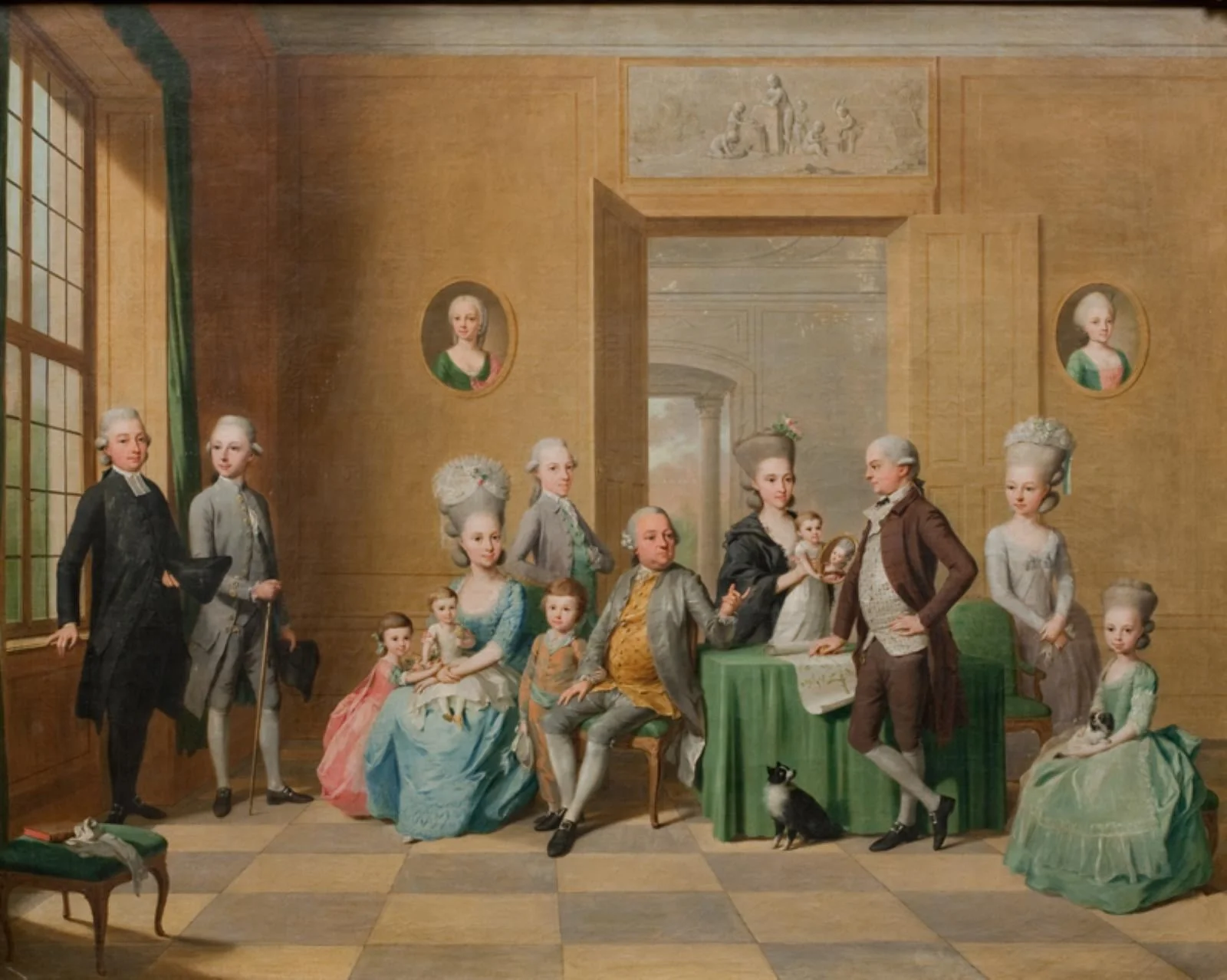 The Souchay Family, detail