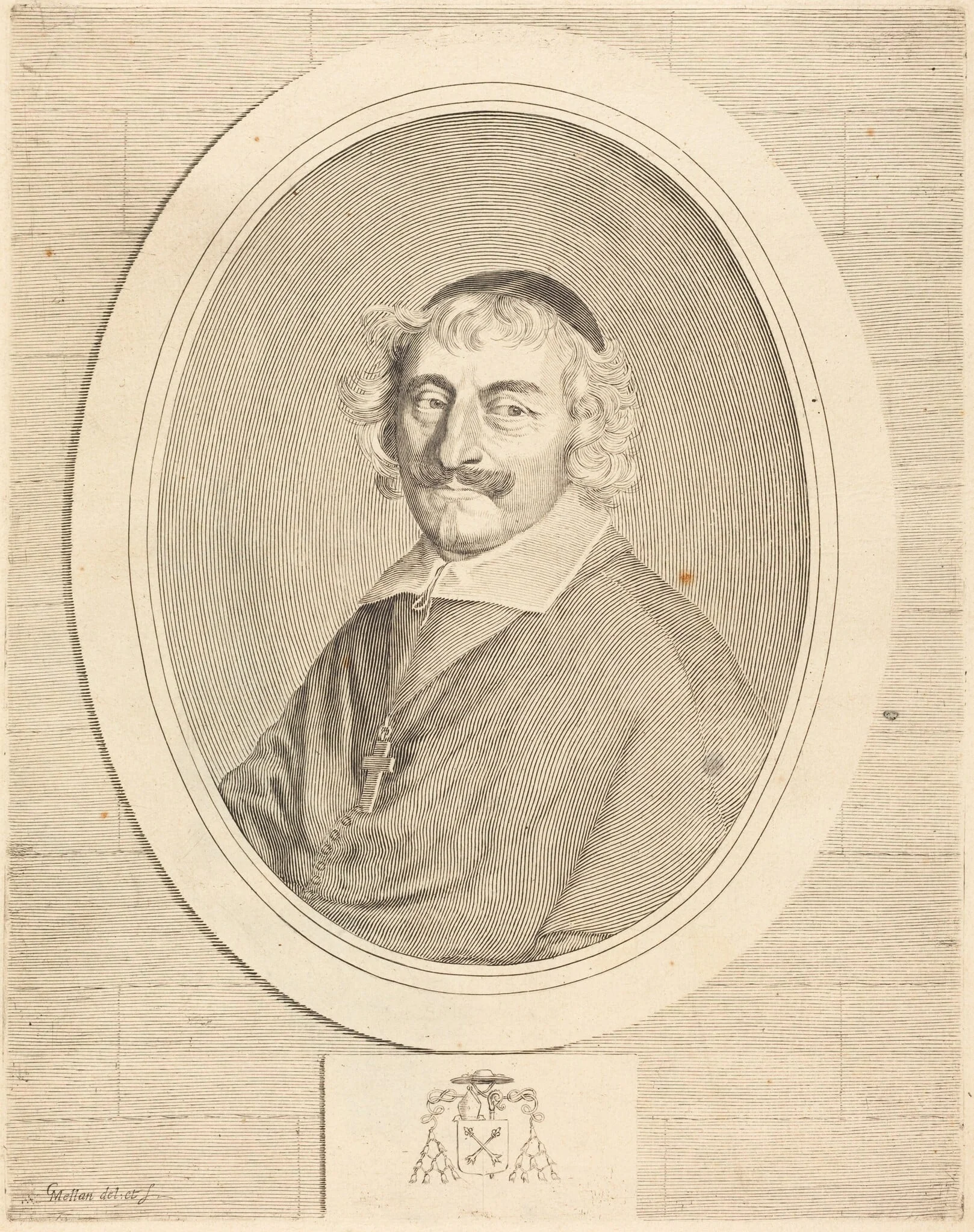 Alphonse III Delbene, Bishop of Orléans, detail