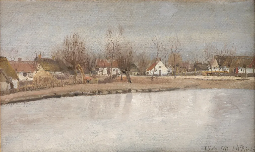 Gadekæret i Ring, by Laurits Andersen Ring, oil, 1896