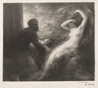 The Evocation of Kundry, by Henri Fantin-Latour, 1898
