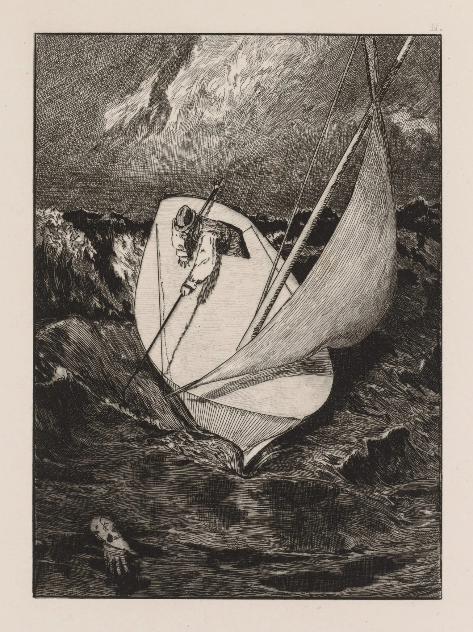 A Glove: The Rescue, detail