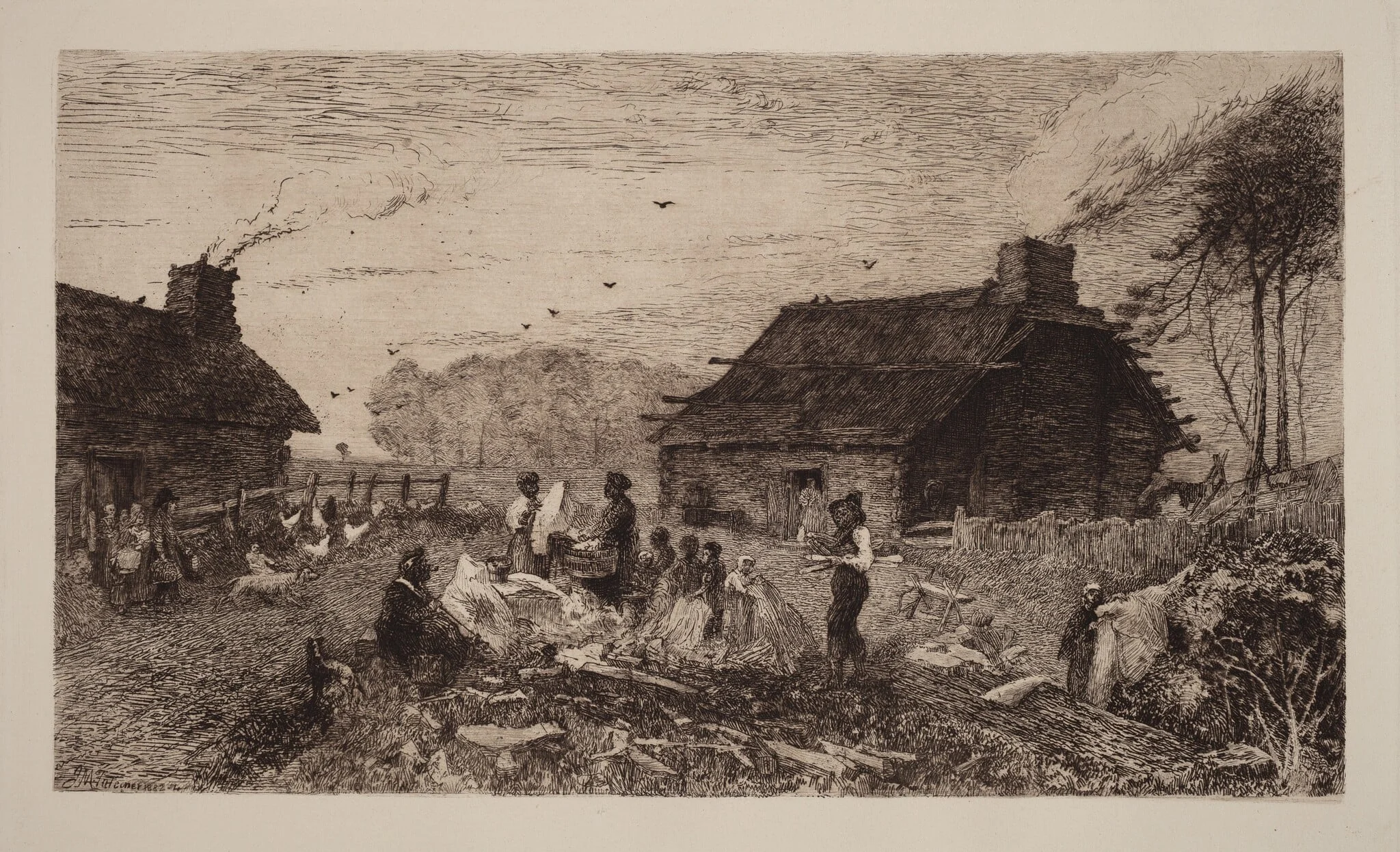 Washing Morning Down South, detail