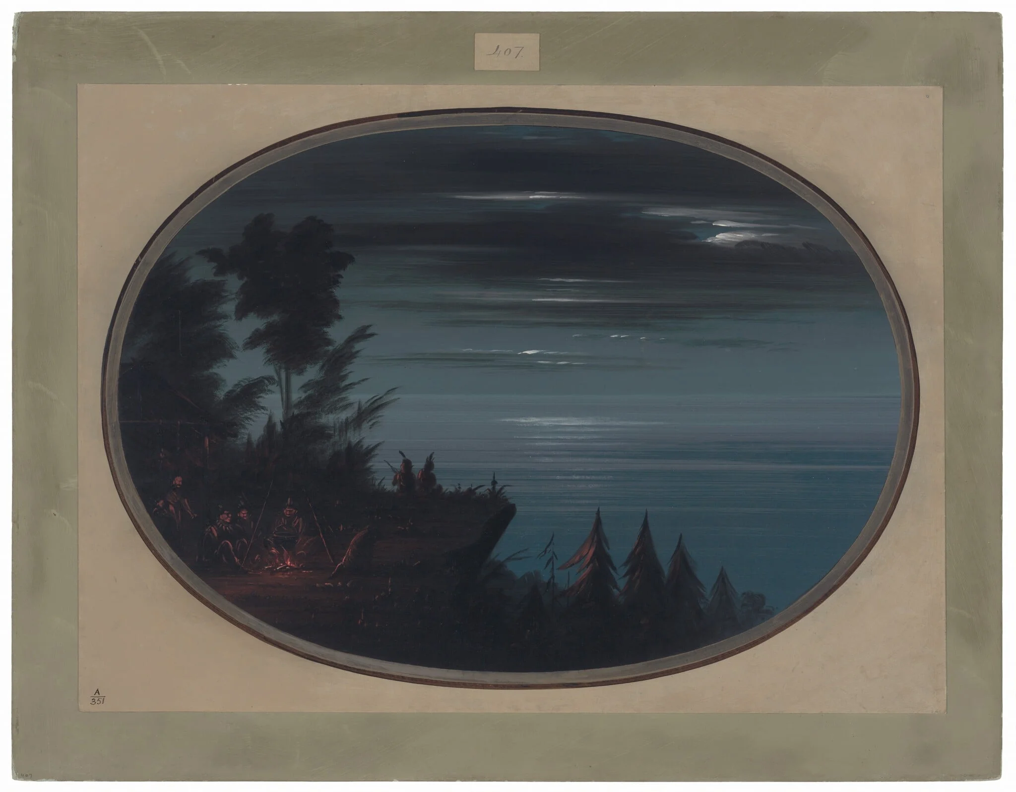 Nayas Village at Night, detail