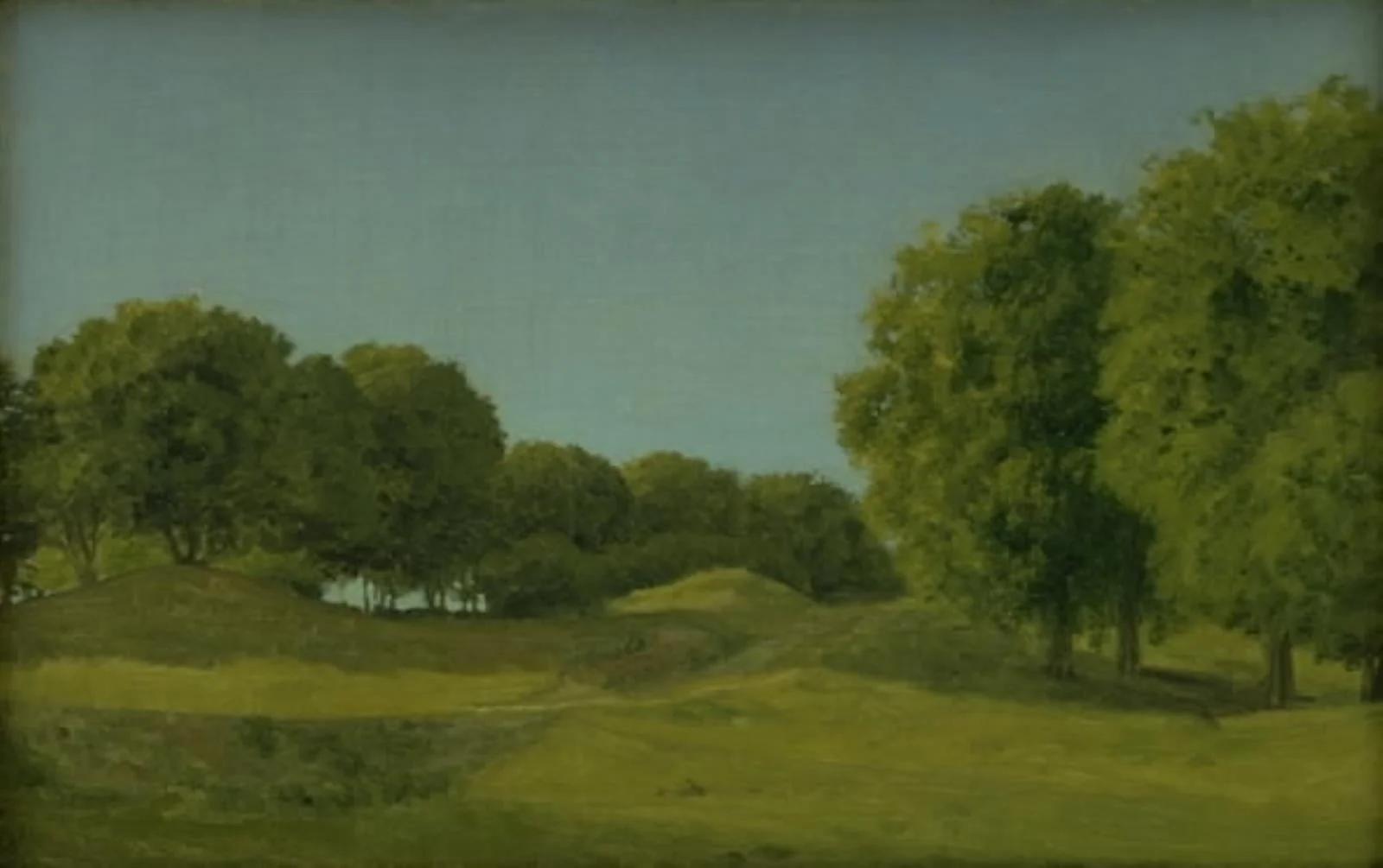 Study from the Deerpark near Copenhagen, detail