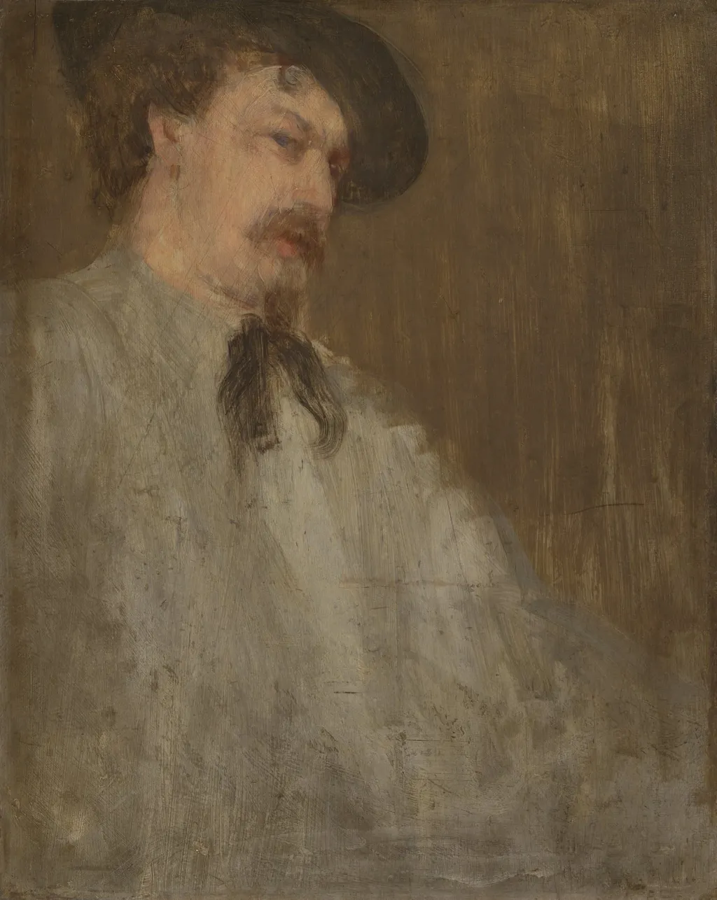 Portrait of Dr. William McNeill Whistler, by James McNeill Whistler, oil, 1872