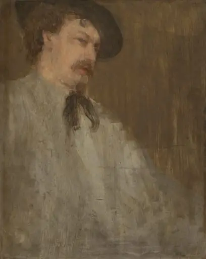 Portrait of Dr. William McNeill Whistler, by James McNeill Whistler, oil, 1872