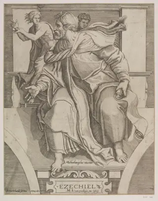 Ezekiel, by Jan Orlandi, 1602