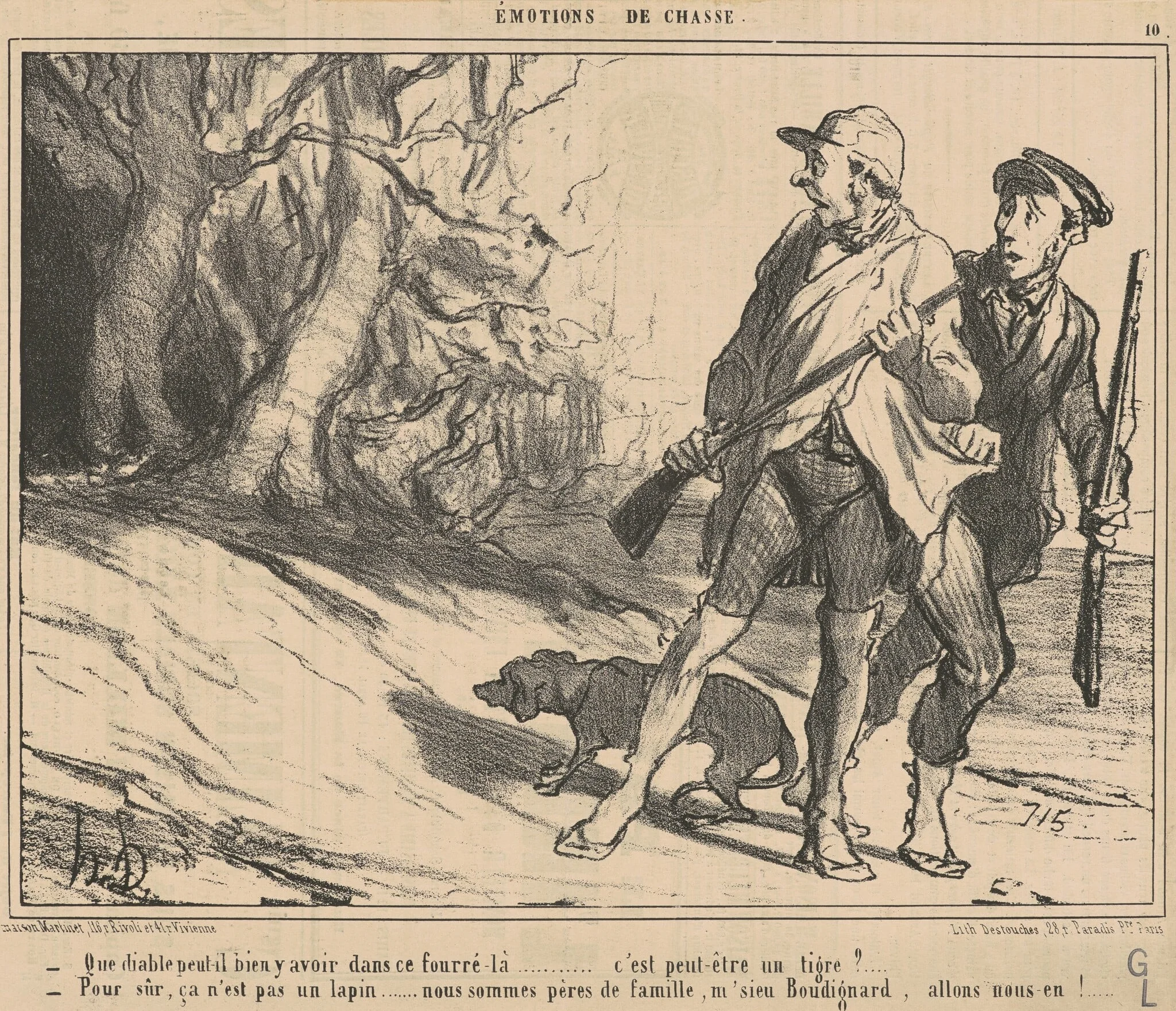 Que diable peut-il bien y avoir dans ce fourré-la? ..., detail