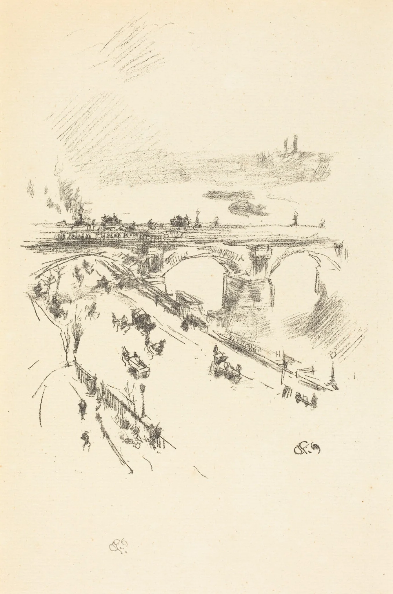 Waterloo Bridge, detail