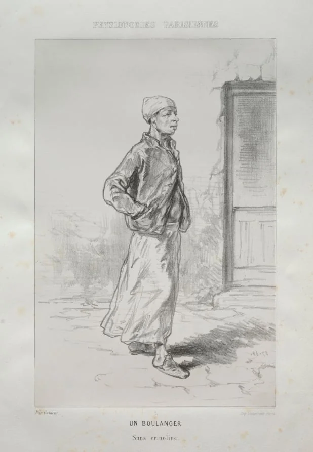 Un Boulanger, detail