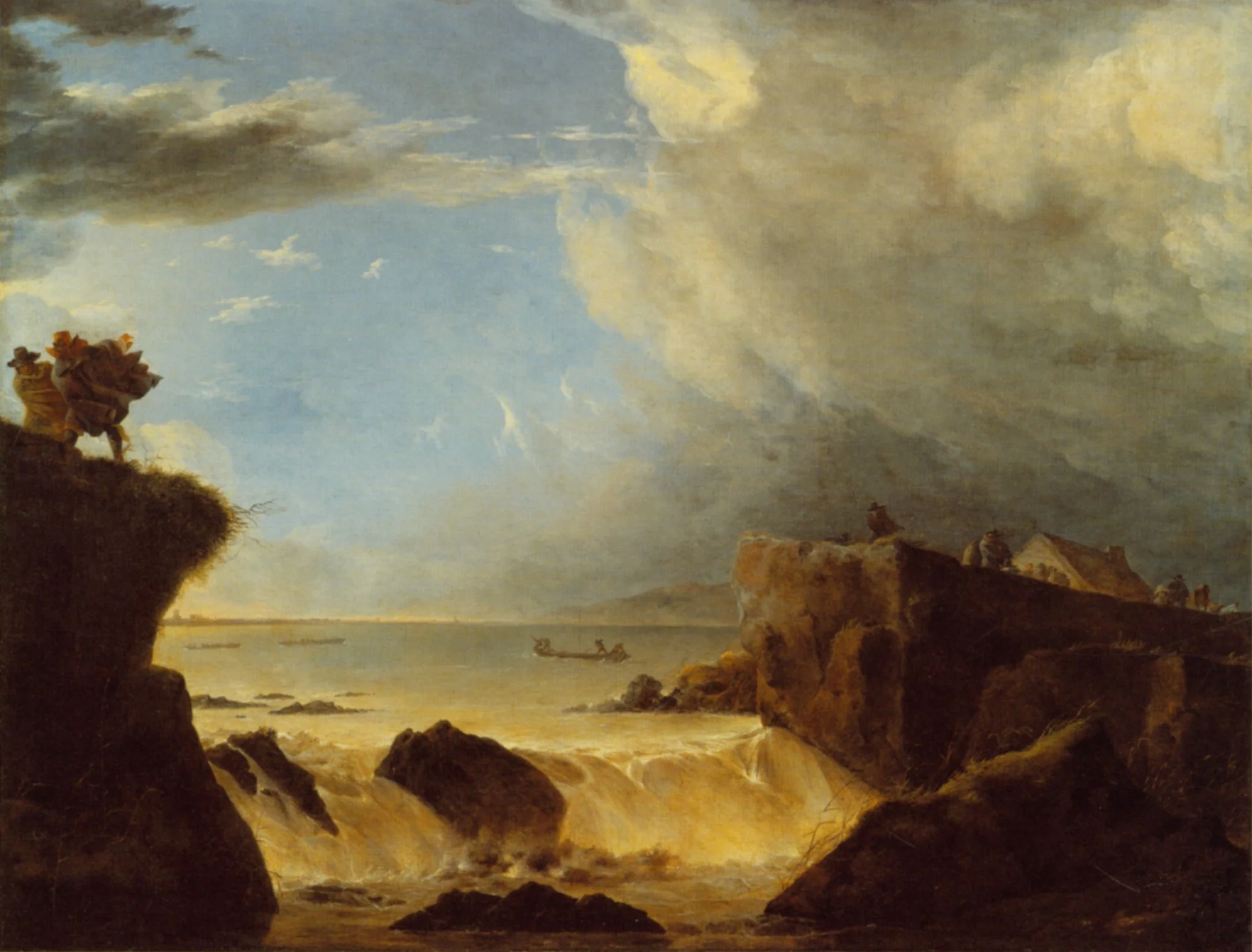 Breach of a Dyke by Storm Surge on March 5 1651, detail