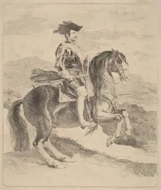 Felipe IV, by Francisco de Goya, ink, 1778