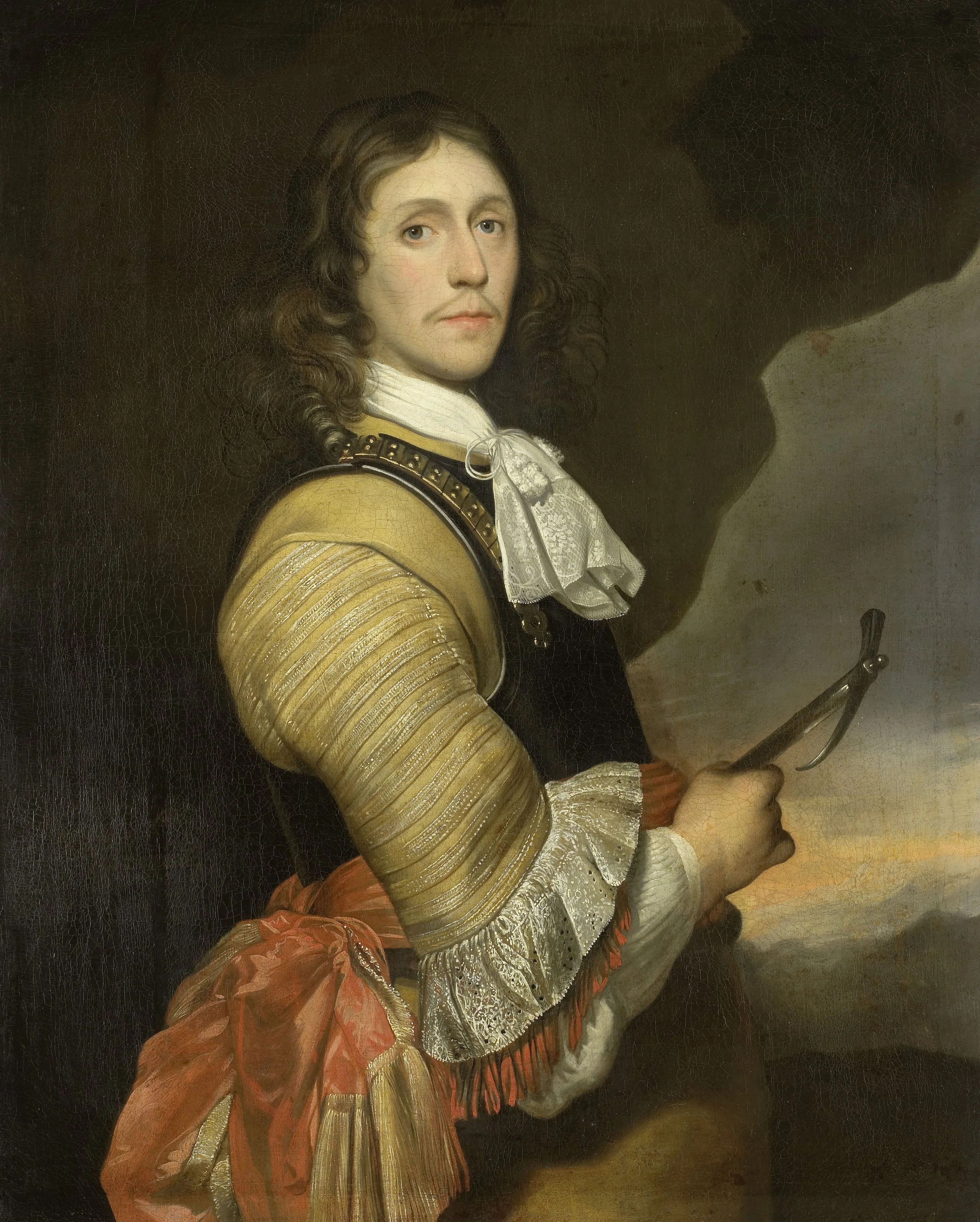 Portrait of an officer, detail
