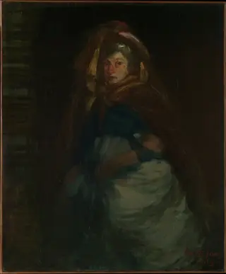 The Old Duchess, by George Luks, oil, 1905