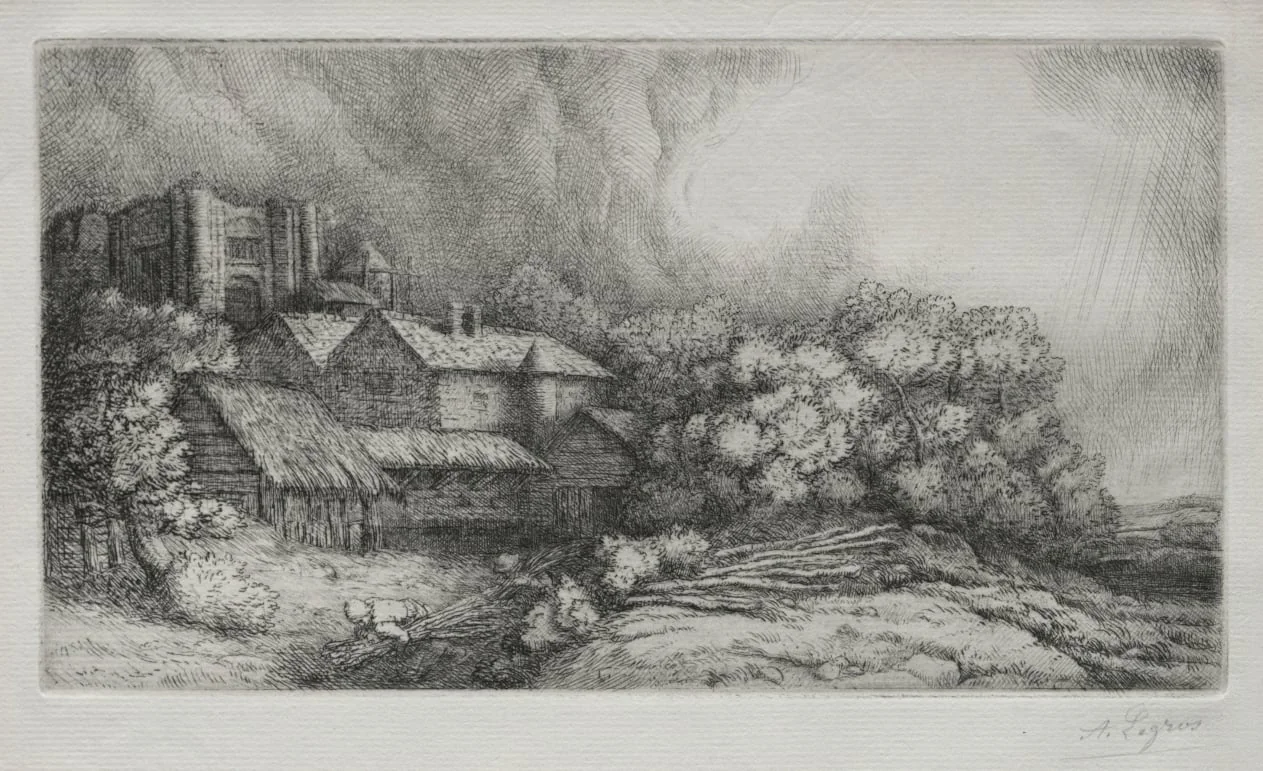 The Abbey Farm (La Ferme de l'abbaye), detail