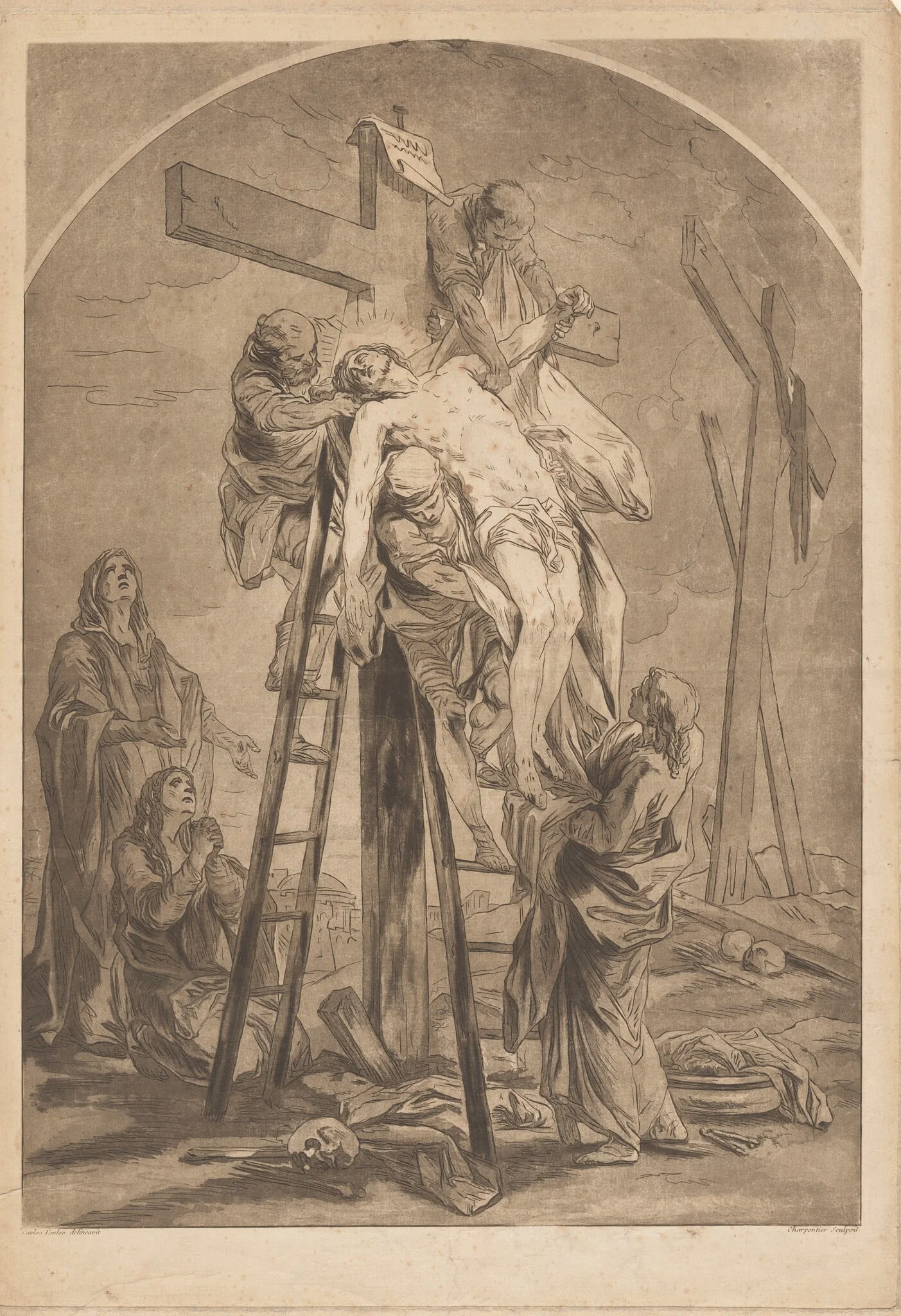 Descent from the Cross, detail