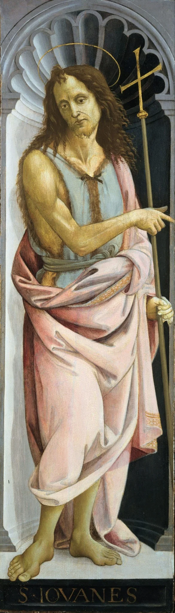 Saint John the Baptist, detail