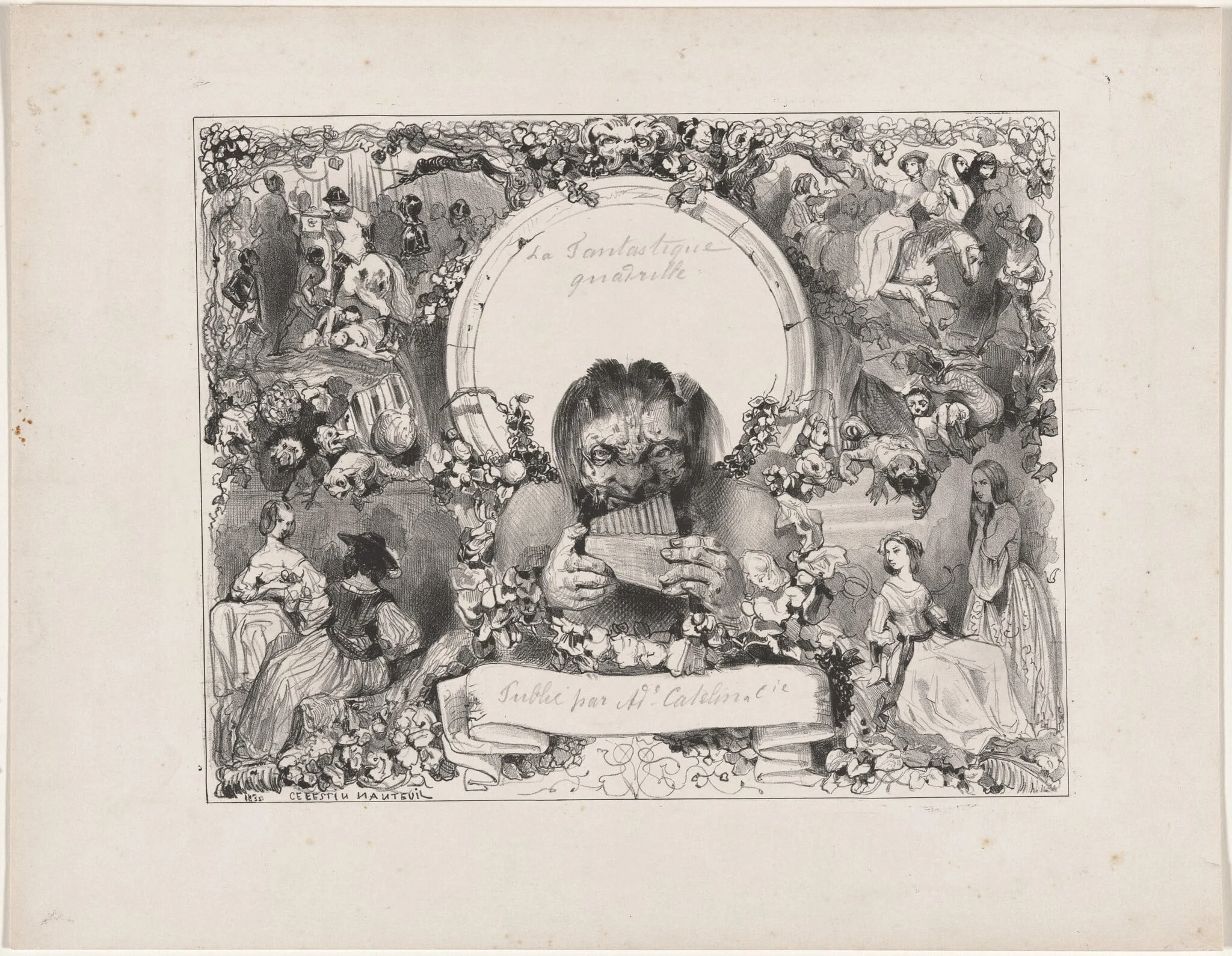 La Fantastique quadrille, detail
