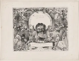 La Fantastique quadrille, by Célestin Nanteuil, ink, 1838