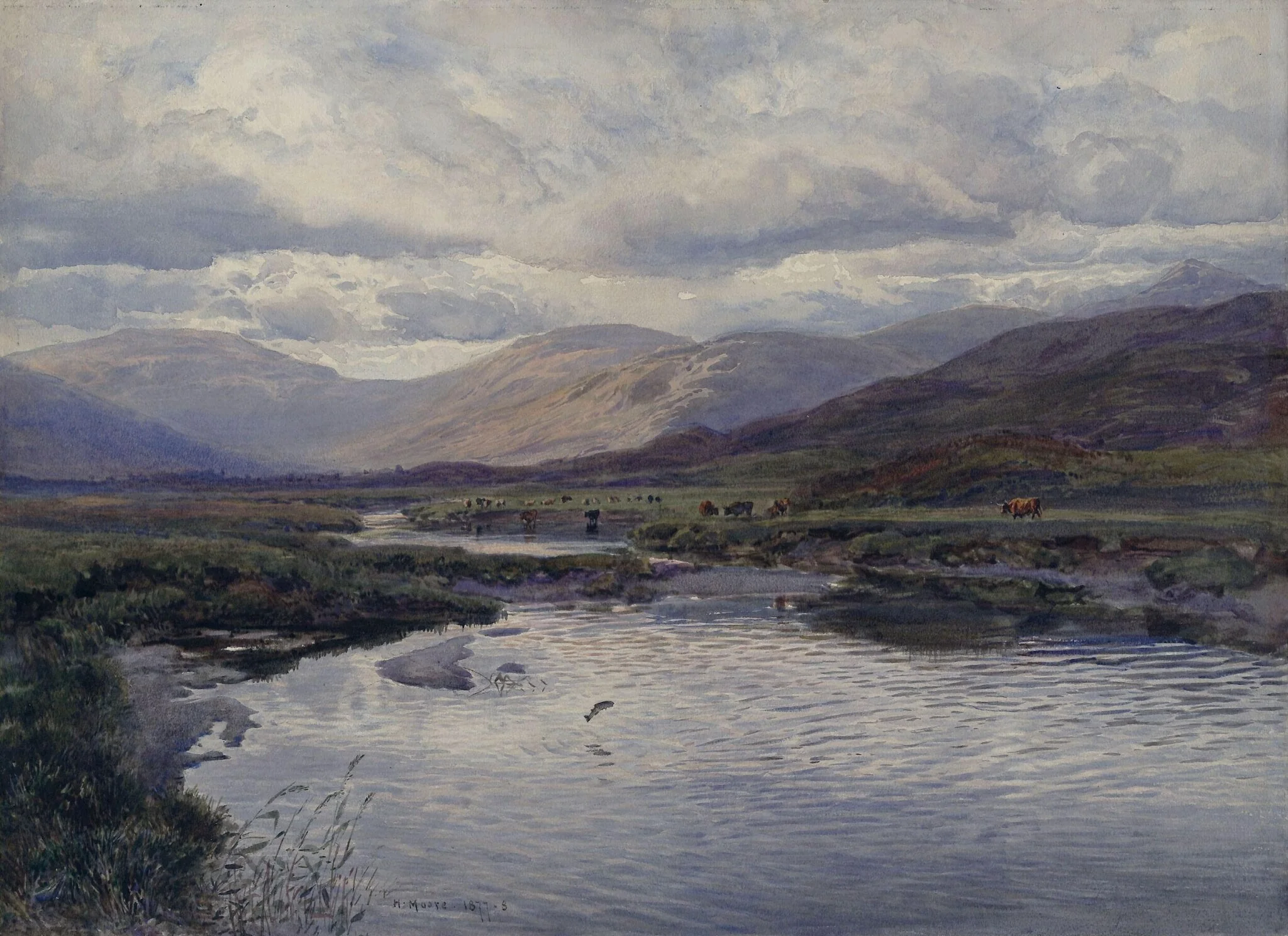 Strath Fillan and the Dochart, Perthshire, detail
