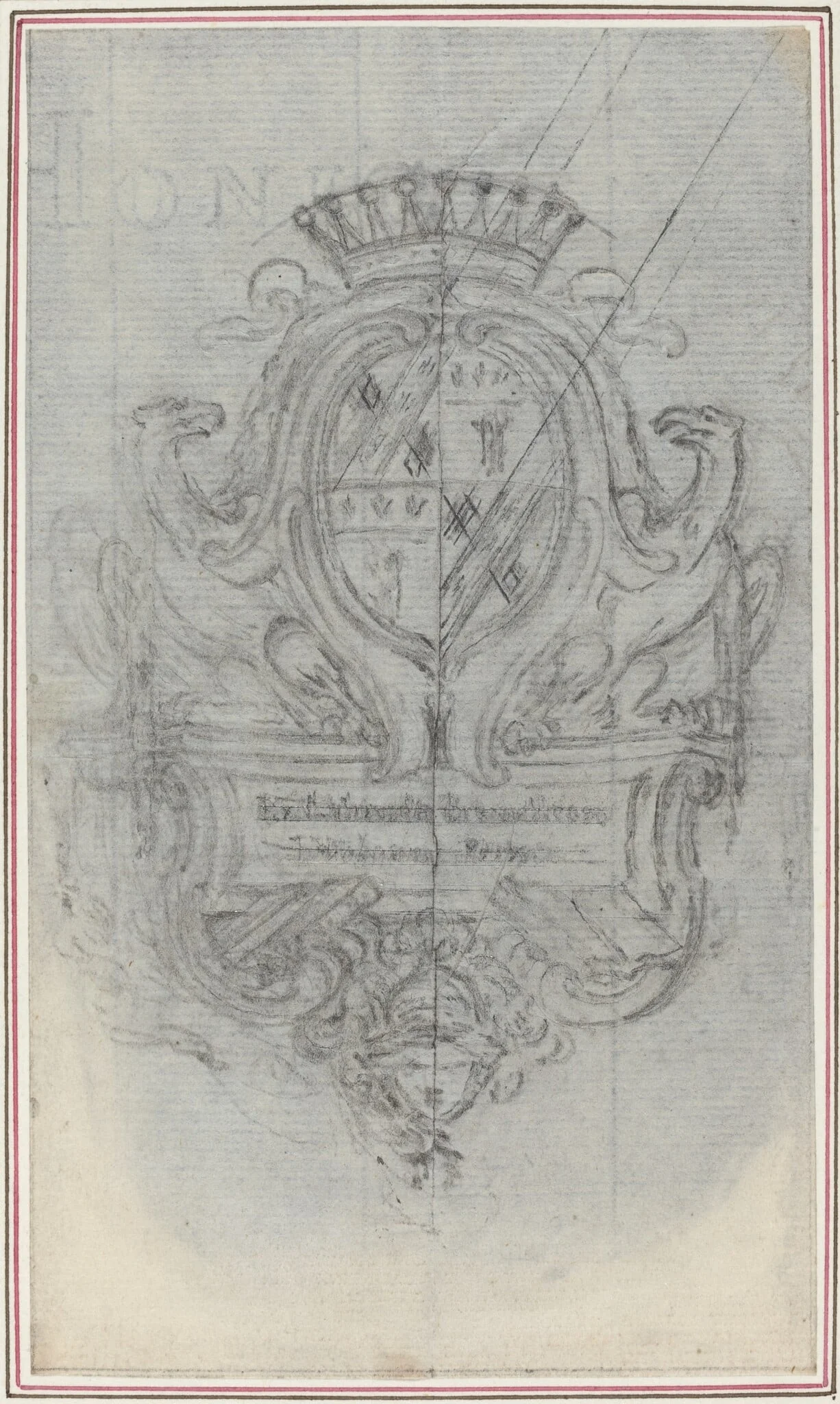 Coat of Arms with Two Eagles, detail
