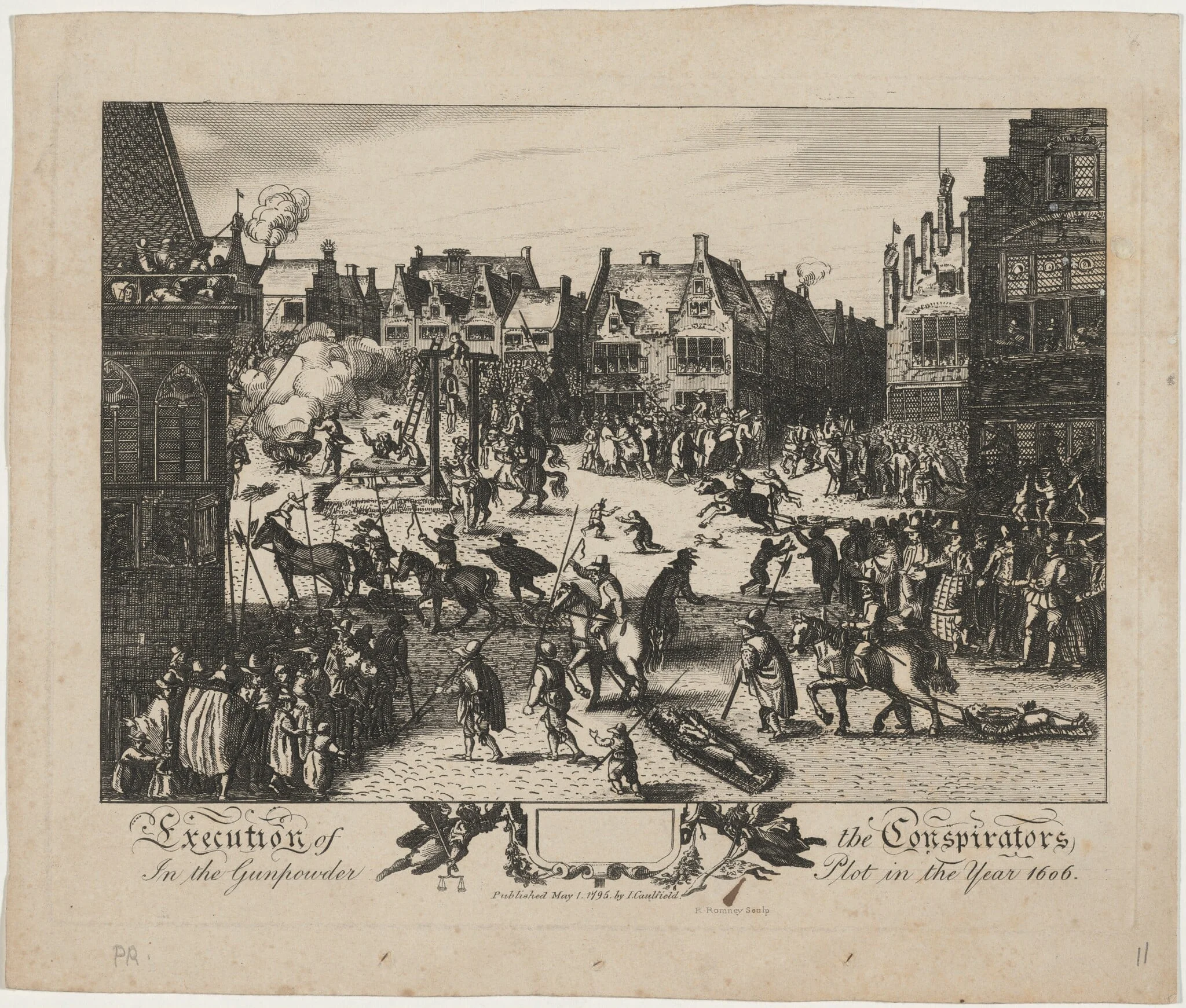 Execution of the Gunpowder Conspirators, detail