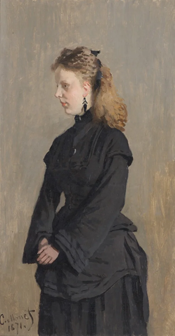 Portrait of Guurtje Van de Stadt, detail