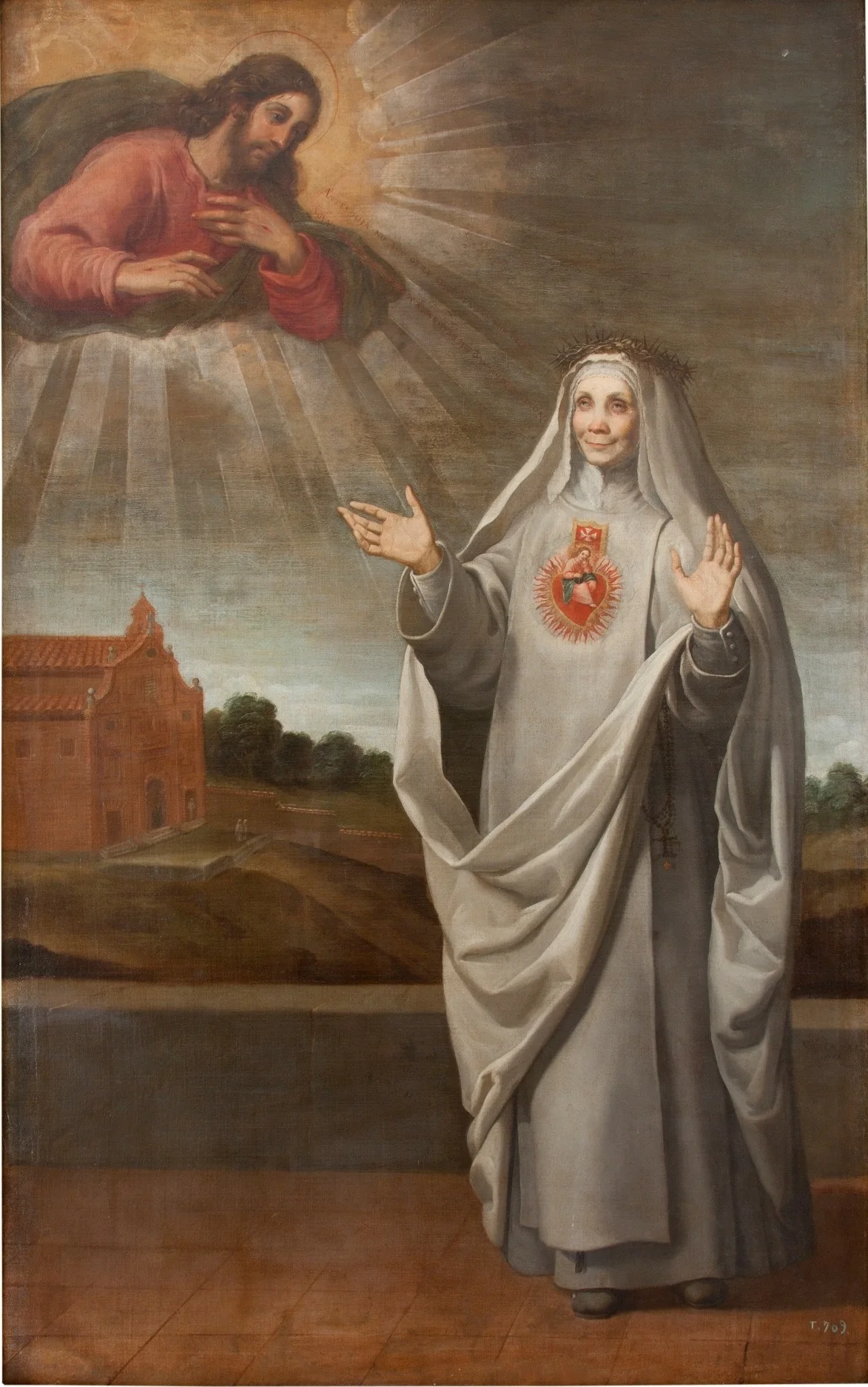 La Beata Mariana de Jesús, detail