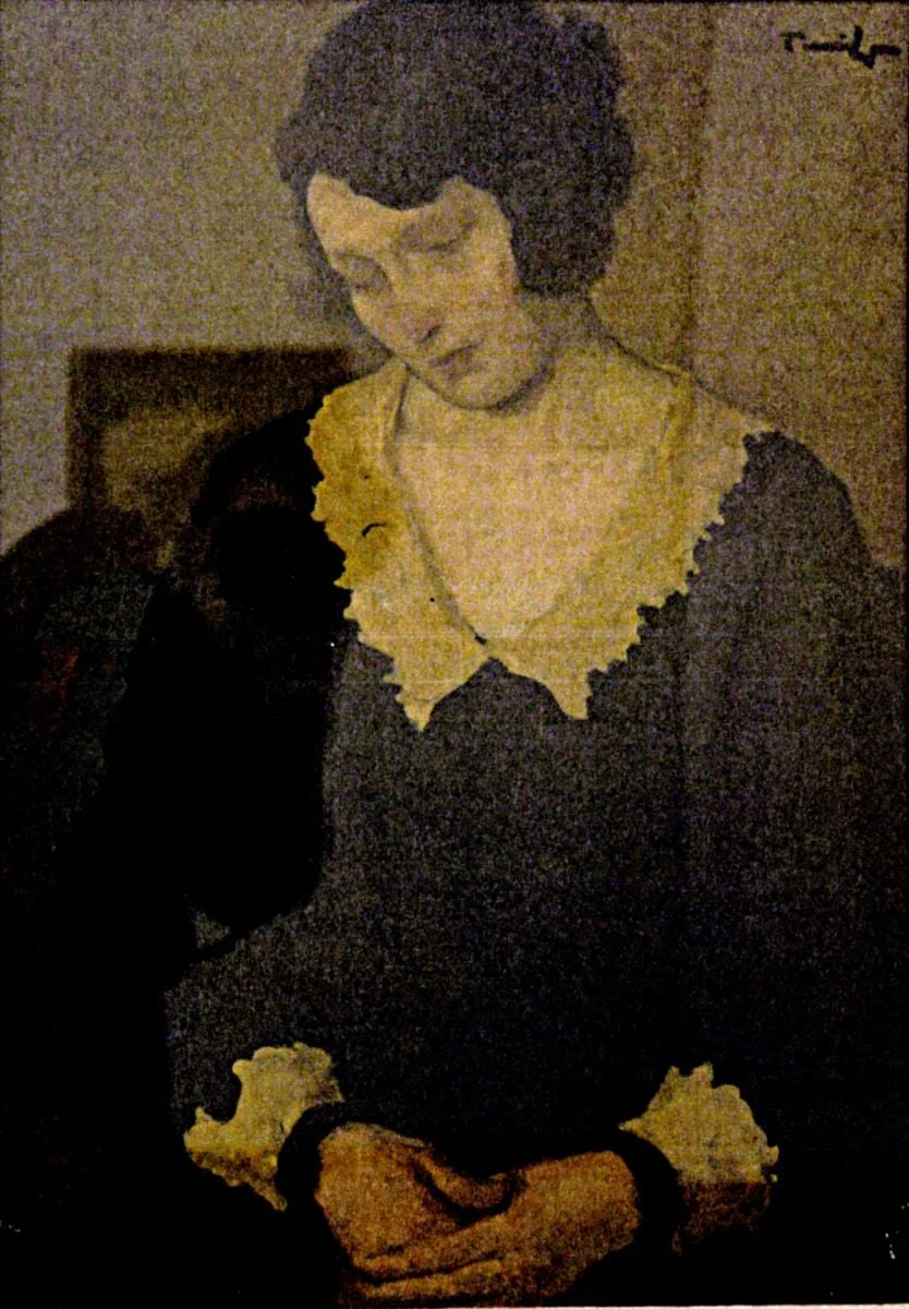 Portret de femeie, detail