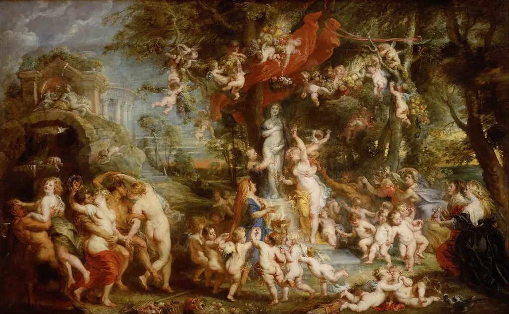The Feast of Venus, by Peter Paul Rubens, oil, 1636
