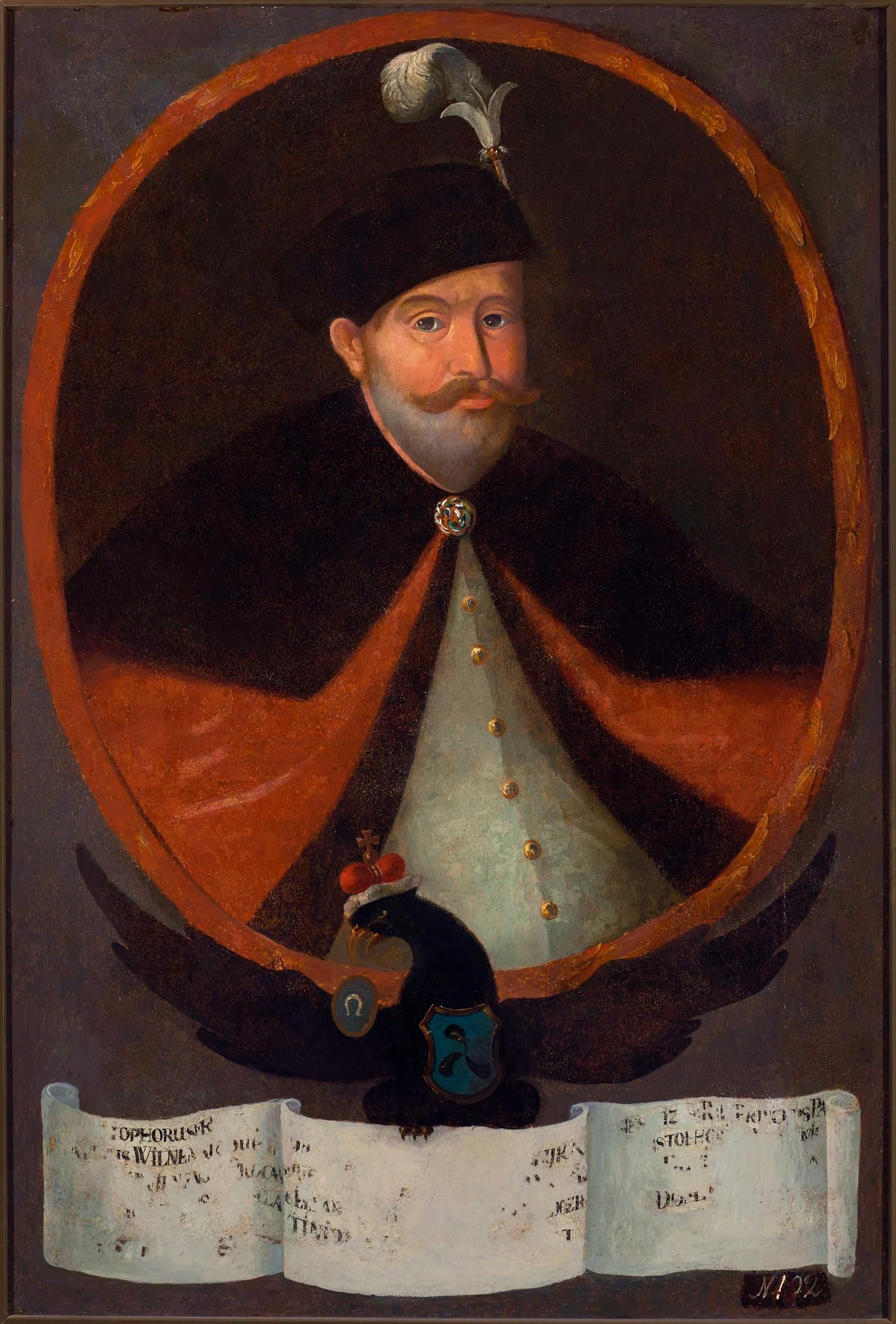 Portrait of Krzysztof II Radziwiłł (1585–1640), Great Hetman of Lithuania, detail