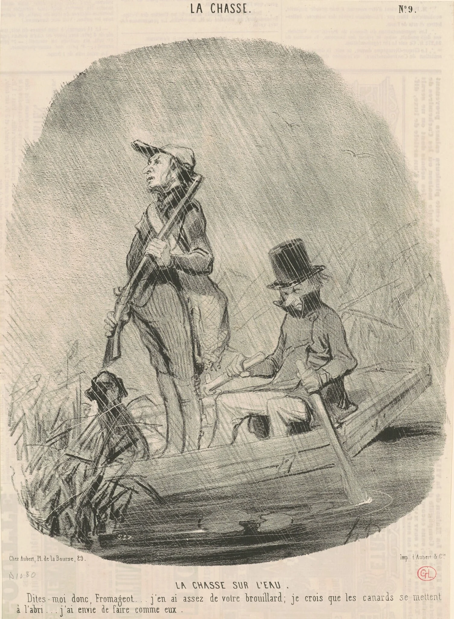 La chasse sur l'eau, detail