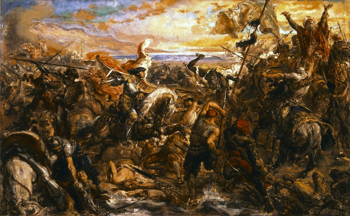 The Battle of Varna, detail