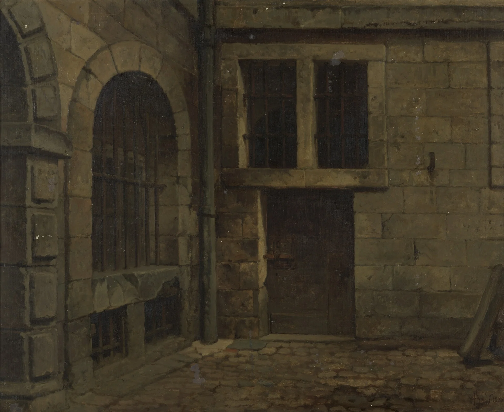 Old Courtyrad of Antwerp Town Hall, detail