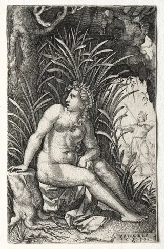 Procris, by Georg Pencz, 1539