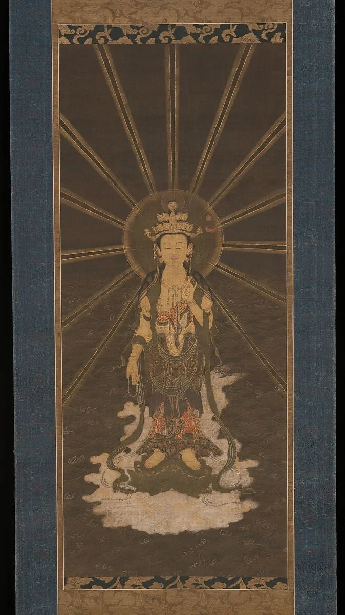 十一面観音来迎図|Descent of Eleven-Headed Kannon, detail